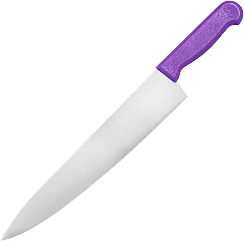 Kitchen Master 12 Inch Stainless Steel Professional Chef Knife (Purple) - Image 1